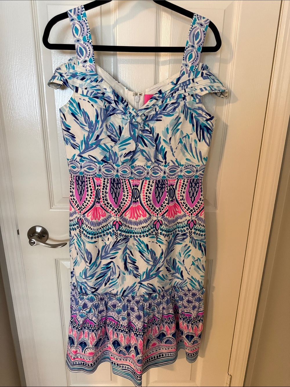 Blue & Pink Printed Sundress